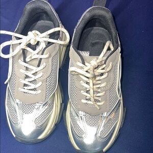 Steven madden Silver and Gray Sneakers